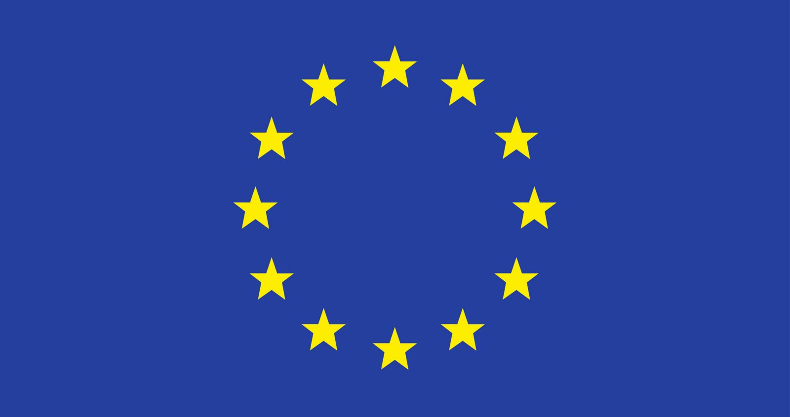 Illustration of European Union flag